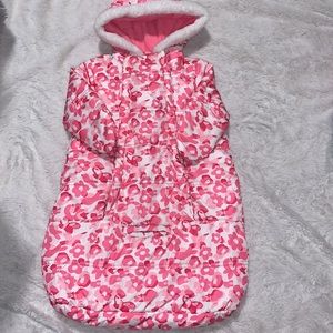 Pink 3-6 month platinum snow sleeping bag sack